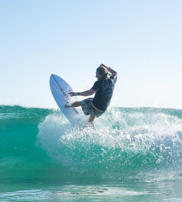 Tajen Hybrid Shortboard - Carbon Wrap - Image 5