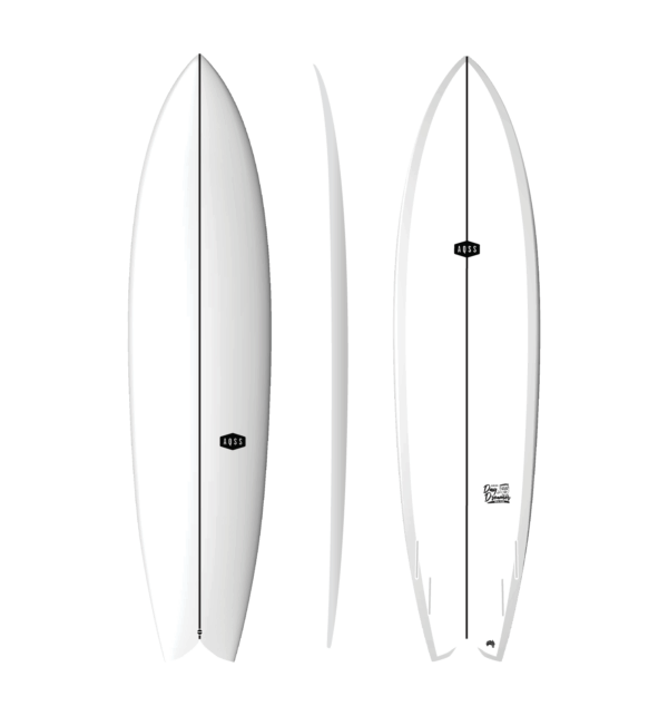 AQSS Day Dreamer Mid Fish - Clear White - Image 2